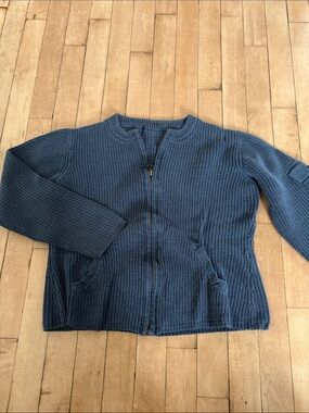 Zipper Knit Sweater